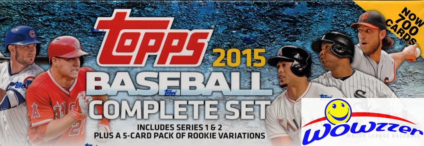 Amazon.com: 2015 Topps MLB Baseball Factory Sealed Retail SET